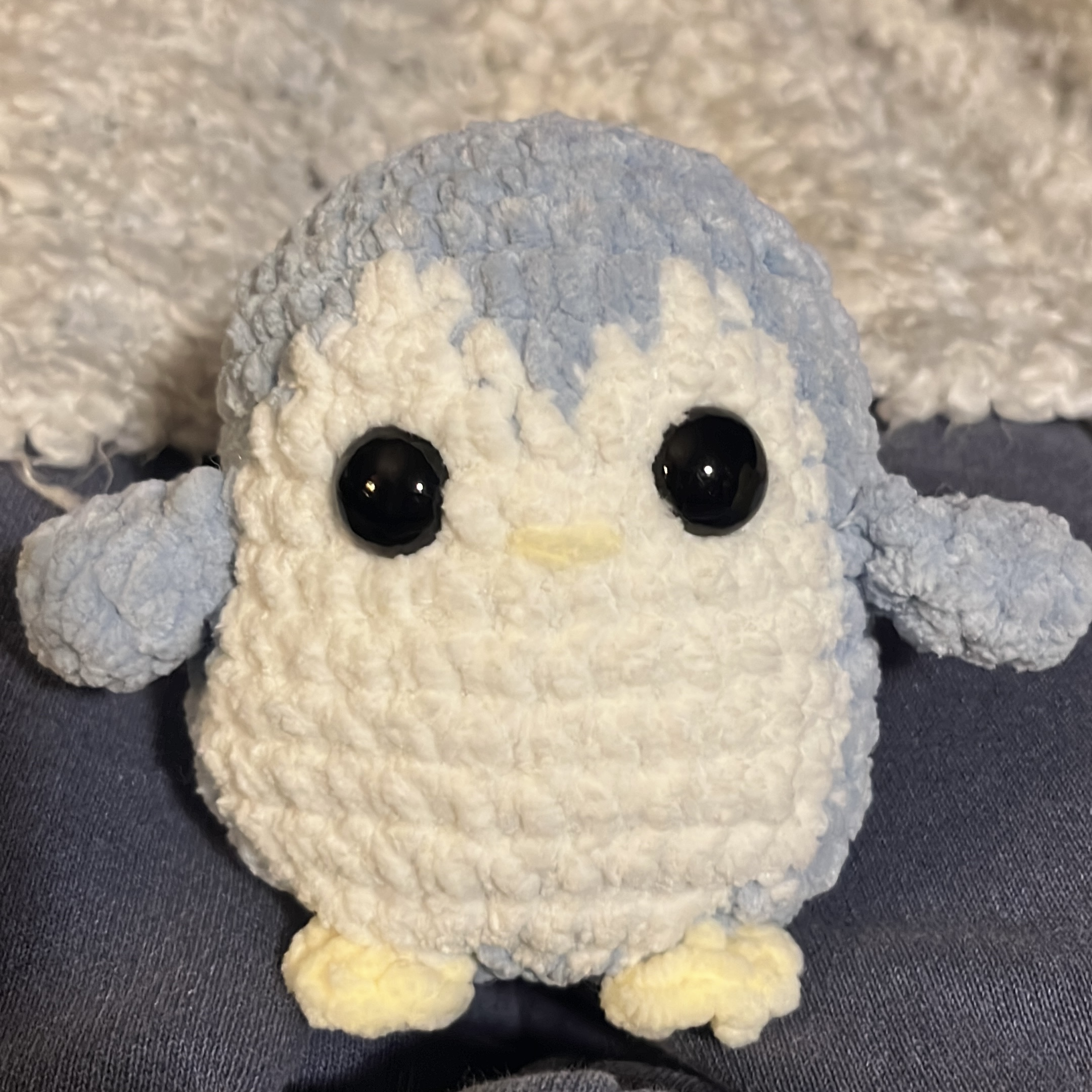 Gehäkelter Pinguin